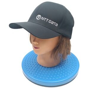 NTT Data Chip Racing Black Flex-Fit Delta  Baseball Hat Cap Sz: L / XL
